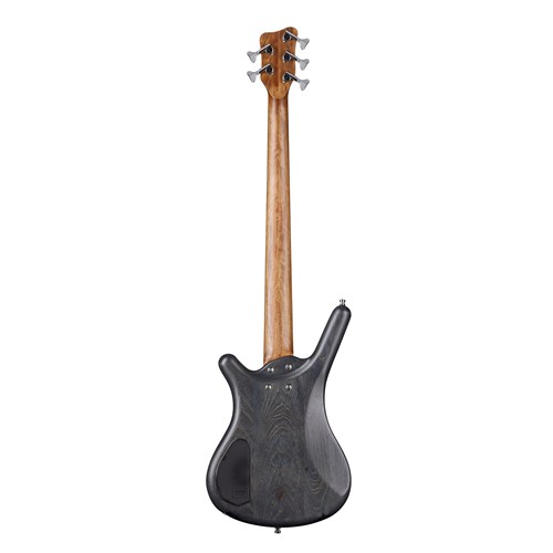 Warwick Teambuilt Pro Series Corvette $$, 5-String, Fretless - Nirvana Black Transparent Satin pas/act ASH fretless w/ Bag
